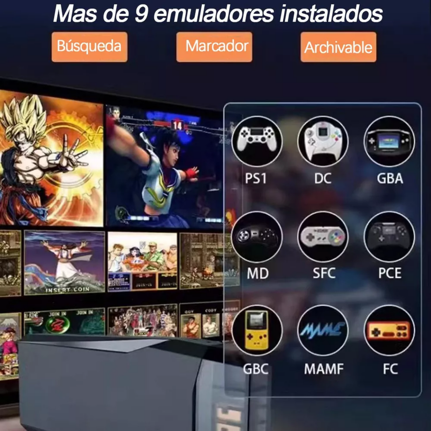 🎮 Mini Consola Retro HDMI con Mandos Inalámbricos – ¡Diversión clásica en pantalla grande!