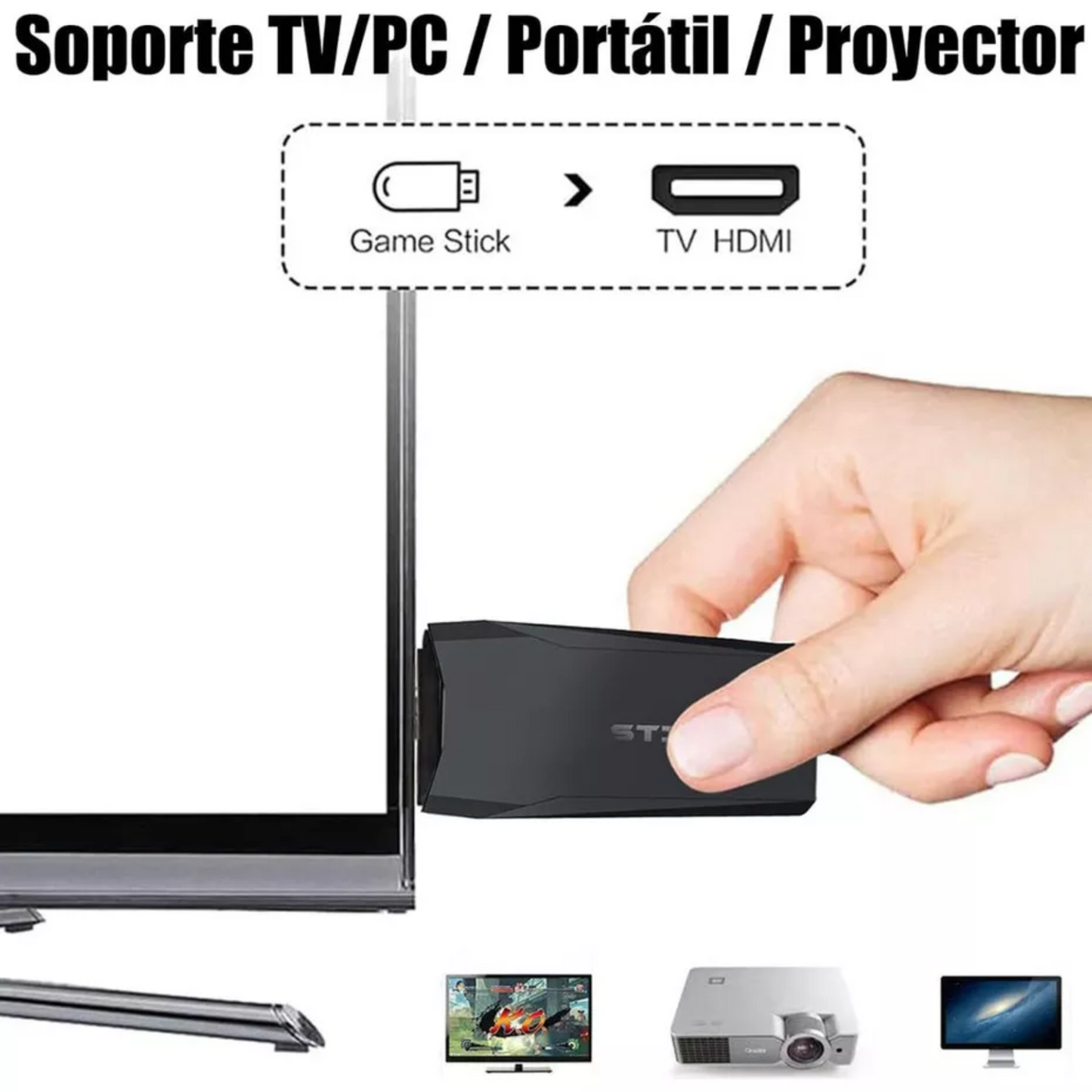 🎮 Mini Consola Retro HDMI con Mandos Inalámbricos – ¡Diversión clásica en pantalla grande!