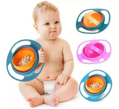 🍼 Plato Antiderrame 360° Gyro Bowl – ¡La Hora de Comer sin Desorden!