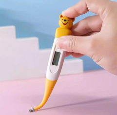 🐻🌡️ Termómetro Digital Infantil con Animales – Punta Flexible y Diseño Divertido
