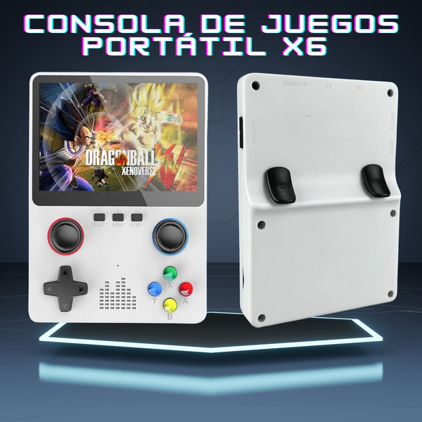 🎮 Consola de Juegos Retro X6 – ¡Más de 10.000 juegos en tu bolsillo!