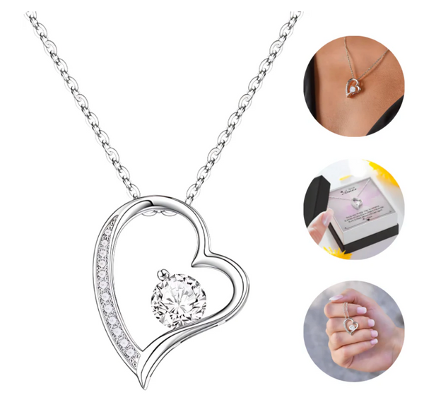 💖 Collar Corazón con Mensaje – El Regalo que Habla desde el Corazón 💌