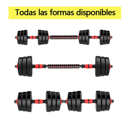 🏋️‍♂️ Set de Pesas Ajustables 30 KG – ¡Entrena Todo Tu Cuerpo en Casa!