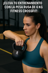 🏋️‍♀️ ¡Eleva tu Entrenamiento con la Pesa Rusa de 6 KG Fitness Crossfit!