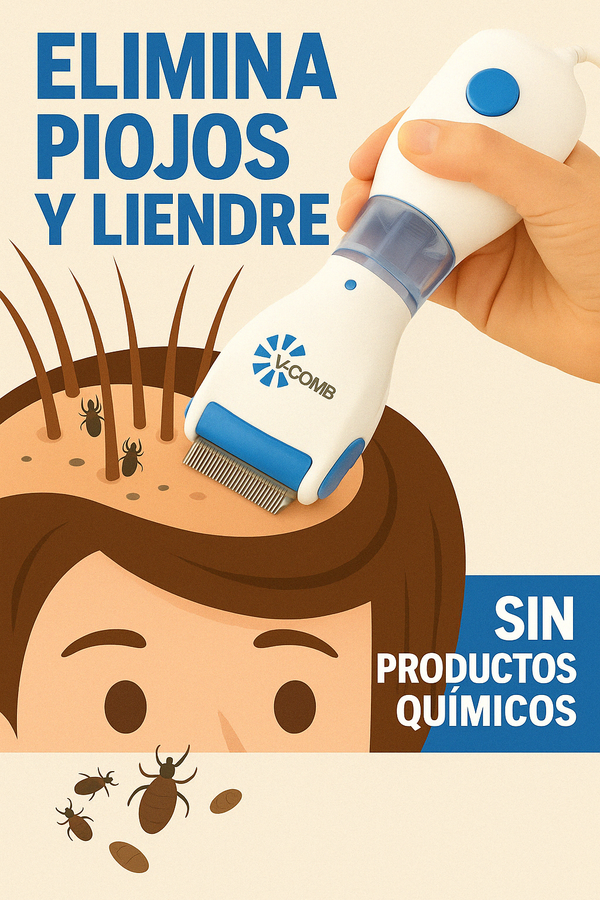 ✨ Peine Electrónico Eliminador de Piojos – Seguro, sin químicos y eficaz