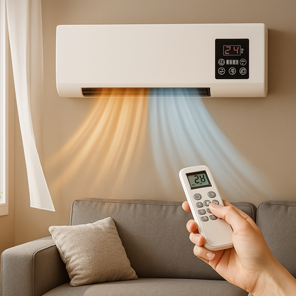 ❄🔥 ClimaPerfect – Calefactor Eléctrico Frío/Calor para Todo el Año