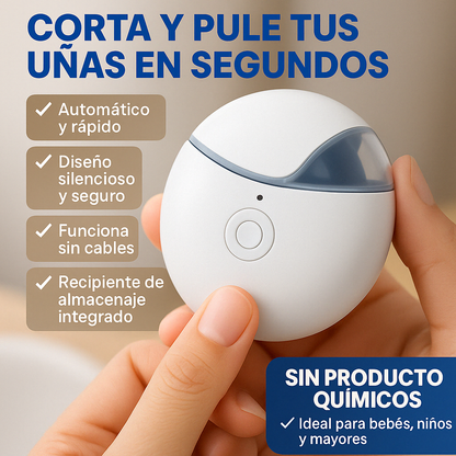 💅 Cortaúñas Eléctrico USB – Corte suave, seguro y sin esfuerzo