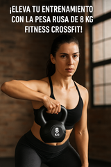 🏋️‍♀️ ¡Eleva tu Entrenamiento con la Pesa Rusa de 8 KG Fitness Crossfit!