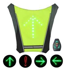 🚴‍♂️ Chaleco Reflectante LED Inteligente – Señalización Inalámbrica