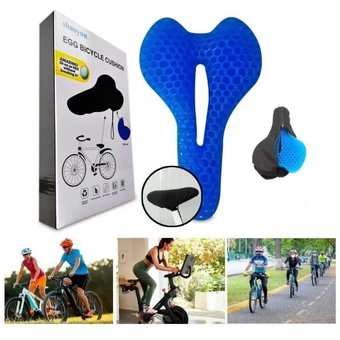 🚴‍♂️ Cojín de Gel con Funda Antideslizante para Asiento de Bicicleta