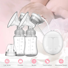 🍼 Extractor de Leche Materna Eléctrico Doble Bomba USB – Comodidad y Eficiencia Donde Estés