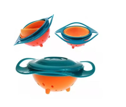 🍼 Plato Antiderrame 360° Gyro Bowl – ¡La Hora de Comer sin Desorden!