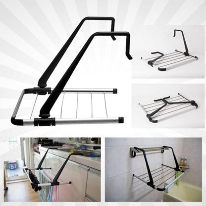 🧺 Estante Colgante Plegable Multiusos – Para Balcón, Ventana, Radiador o Muro