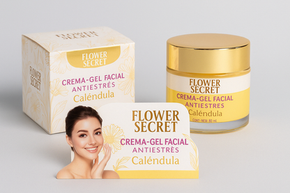 🧴 Crema Gel Antiestrés – Caléndula 80ml