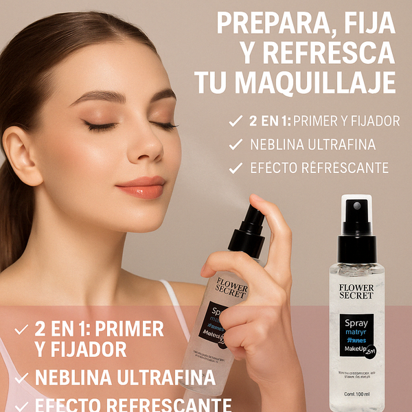 ✨ Spray Primer + Fijador 2 en 1 – Acabado Profesional