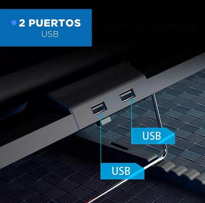 💨 Base Cooler para Notebook Link On – Potencia y frescura para tu laptop 💻❄️