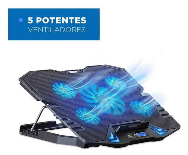 💨 Base Cooler para Notebook Link On – Potencia y frescura para tu laptop 💻❄️